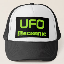 Gorra De Camionero Gorrito de mecánico divertido de ovni para hombres