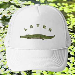 Gorra De Camionero Gorrito Divertido de Camionero "Later Alligator" –