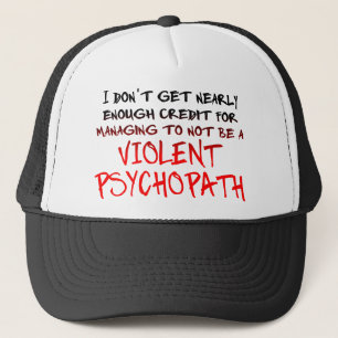 Gorra De Camionero Gorrito divertido de crédito psicópata