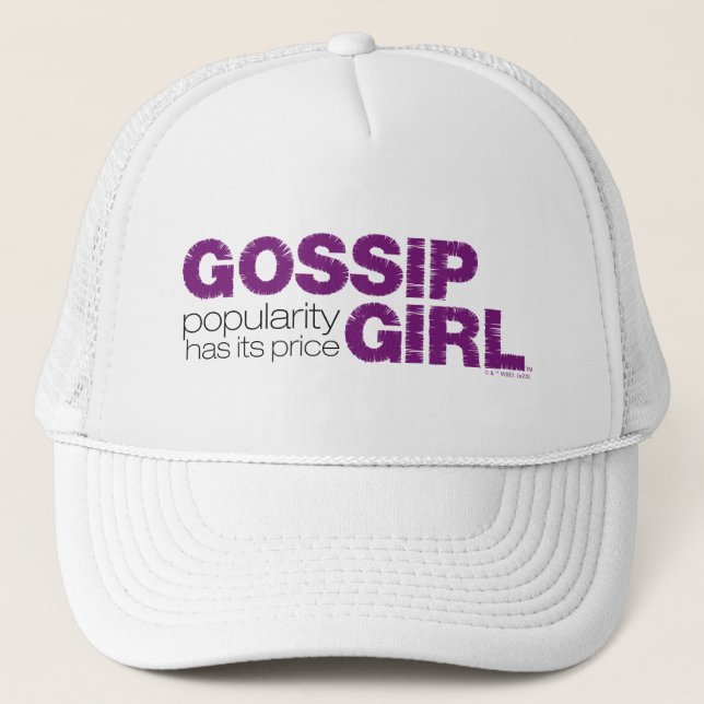 Gorra De Camionero Gossip Chica - La popularidad tiene su precio (Anverso)