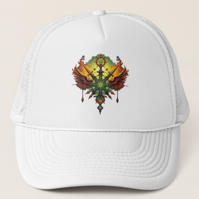 Gorra De Camionero „Götterwerkzeuge – Die Ausrüstung der Mächte“ (Anverso)