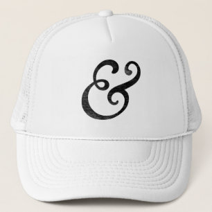 Gorra De Camionero Goudy Old Style Itálica Letterpress Negro