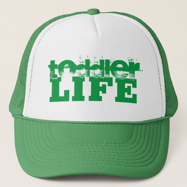 Gorra De Camionero grabado verde y blanco | (Anverso)
