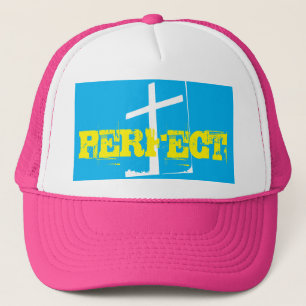 Gorra De Camionero grabado y cruz grunge PERFECT  