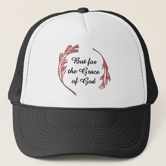 Gorra De Camionero Gracia Del Lema De La Recuperación De Dios Inspira (Anverso)