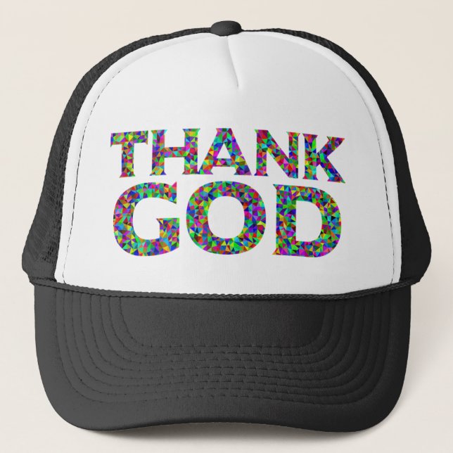 Gorra De Camionero Gracias a Dios (Anverso)