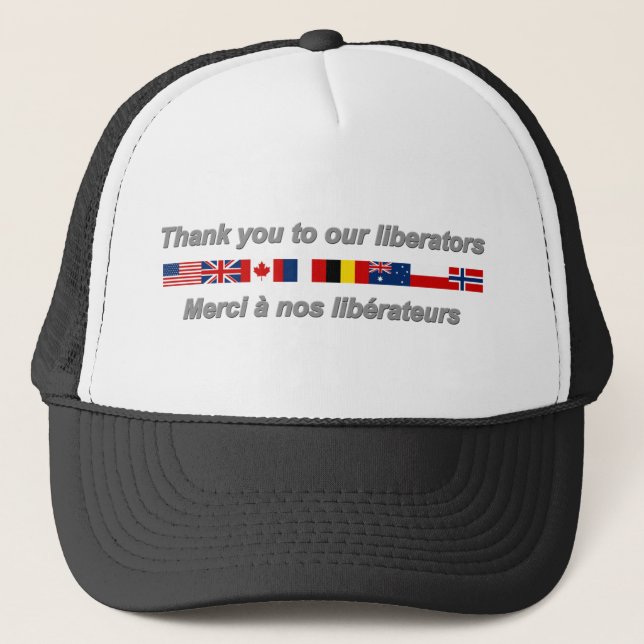 Gorra De Camionero Gracias_a_nuestros_liberadores.png (Anverso)
