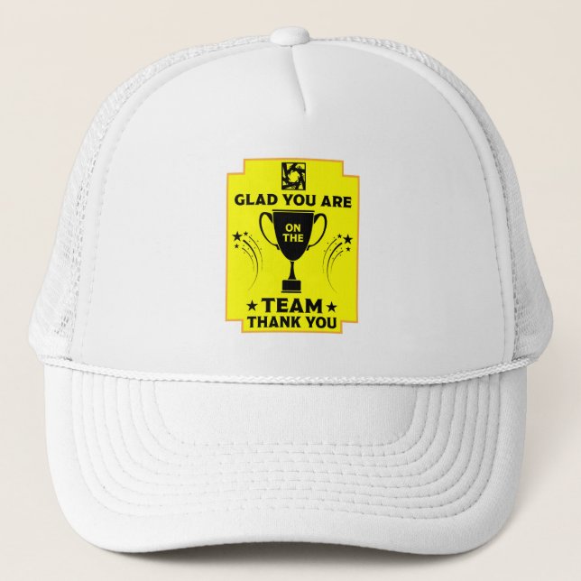 Gorra De Camionero Gracias al equipo corporativo (Anverso)