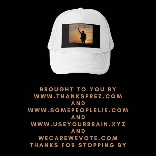 Gorra De Camionero Gracias Presidente Joe Biden (Subido por el creador)