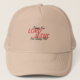 Gorra De Camionero ¡Gracias SEÑOR Jesús por salvarme!