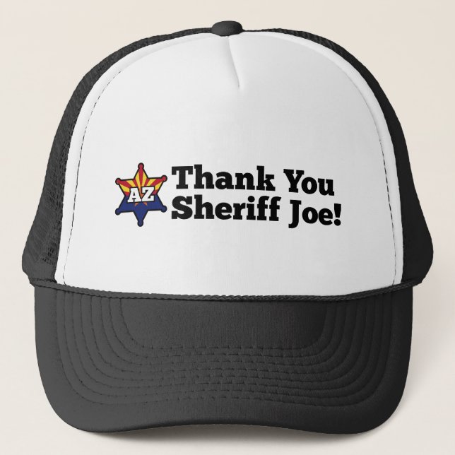 Gorra De Camionero ¡Gracias sheriff Joe! (Anverso)