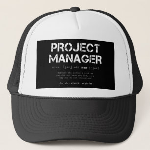 Gorra De Camionero Graciosa definición de diccionario de Project Man