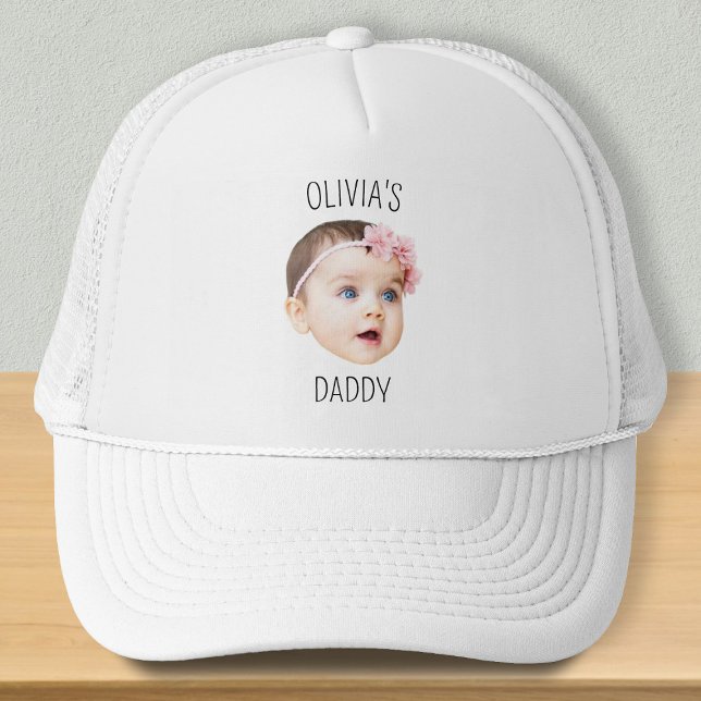 Gorra De Camionero Graciosa foto de cara al bebé personalizada (Subido por el creador)