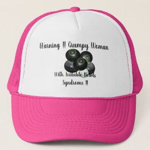 Gorra De Camionero Graciosa Irritable Césped mujer,