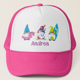 Gorra De Camionero Graciosa playa Gnomes de Verano Personalizada