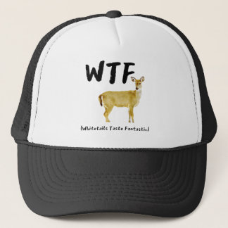 Gorra De Camionero Graciosa risa WTF Whitetail Taste Fantastic Hunter