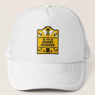 Gorra De Camionero Gracioso agricultor de miel acuaria