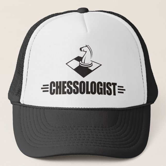 Gorra De Camionero Gracioso ajedrez (Anverso)