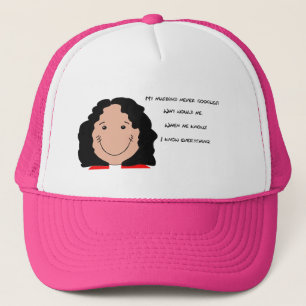 Gorra De Camionero Gracioso arte facial para camionero-Gorra