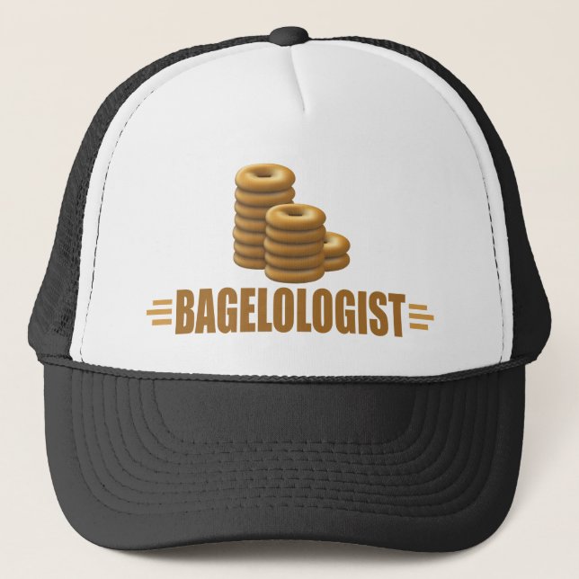Gorra De Camionero Gracioso Bagel (Anverso)