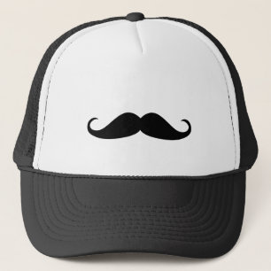 Gorra De Camionero Gracioso bigote negro