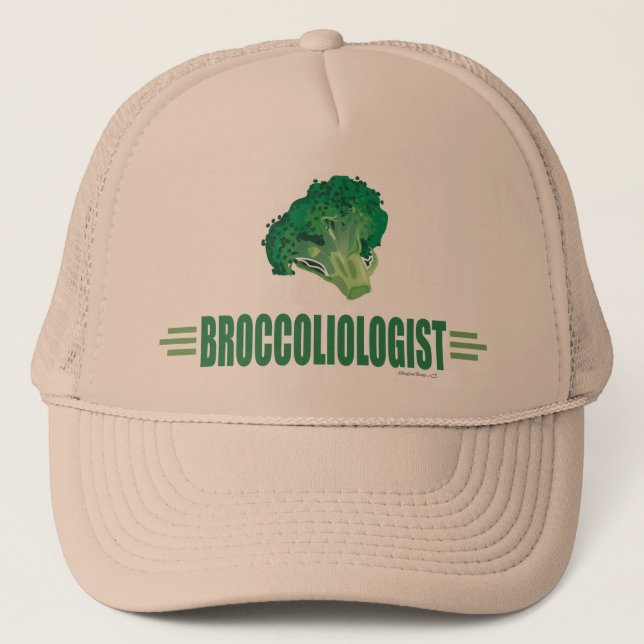 Gorra De Camionero Gracioso brócoli (Anverso)