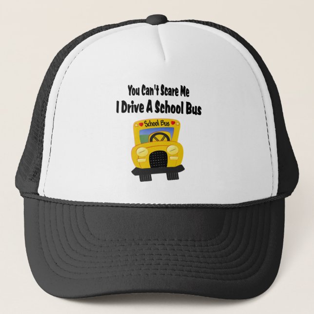 Gorra De Camionero Gracioso conductor de autobús escolar (Anverso)