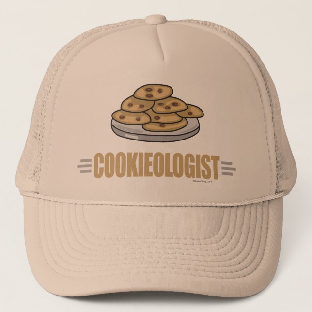 Gorra De Camionero Gracioso Cookie Lover (Anverso)