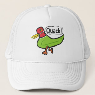 Gorra De Camionero Gracioso Duck Quacking
