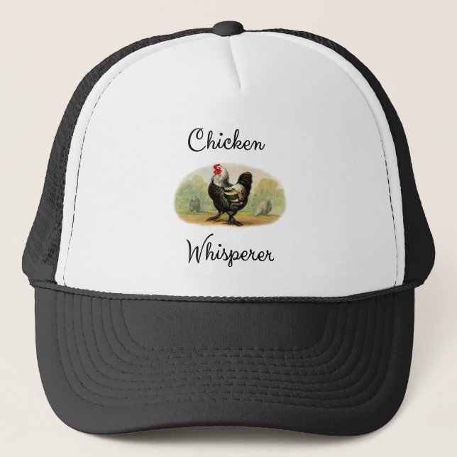 Gorra De Camionero Gracioso gallo humorístico (Anverso)