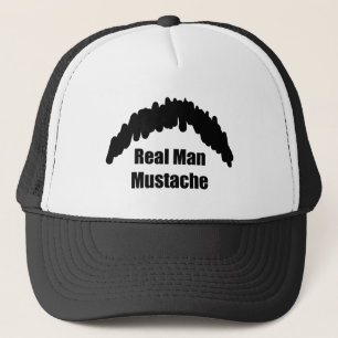 Gorra De Camionero Gracioso hombre real Cookie Duster Mustache