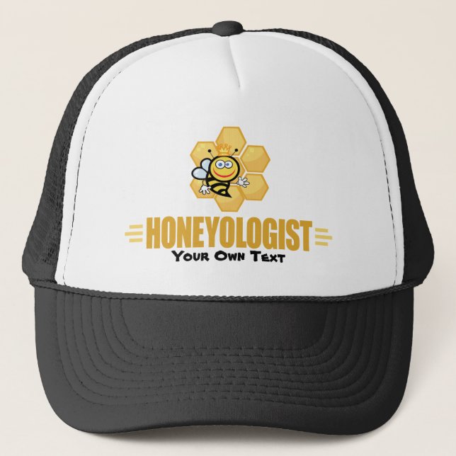 Gorra De Camionero Gracioso Honey Bee (Anverso)