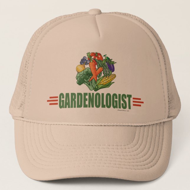 Gorra De Camionero Gracioso jardinero (Anverso)