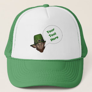 Gorra De Camionero Gracioso leprechaun irlandés
