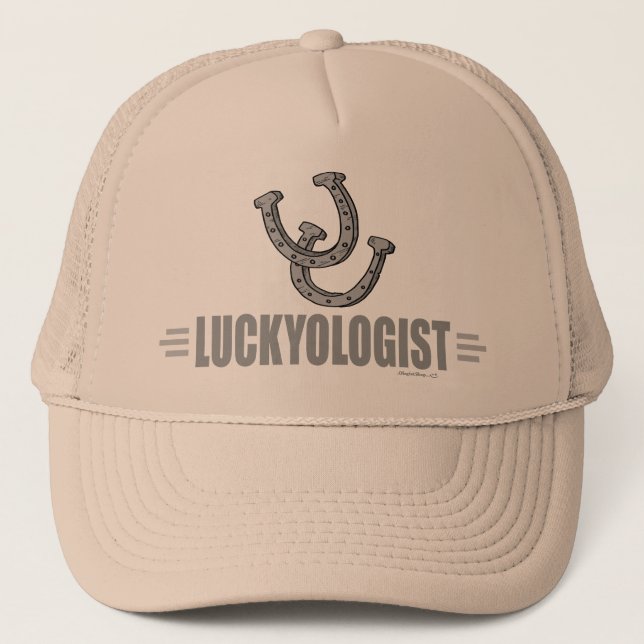 Gorra De Camionero Gracioso Lucky (Anverso)