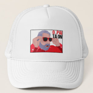 Gorra De Camionero Gracioso Lula Meme con gafas de sol
