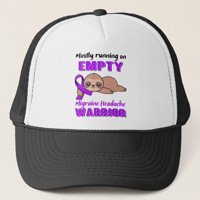 Gorra De Camionero Gracioso Migraña Dolor de cabeza Regalos de concie (Anverso)