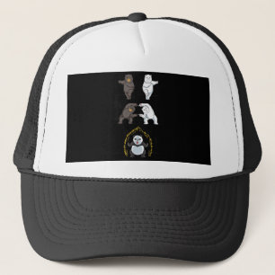 Gorra De Camionero Gracioso Panda Cute Polar Oso Animal Lover