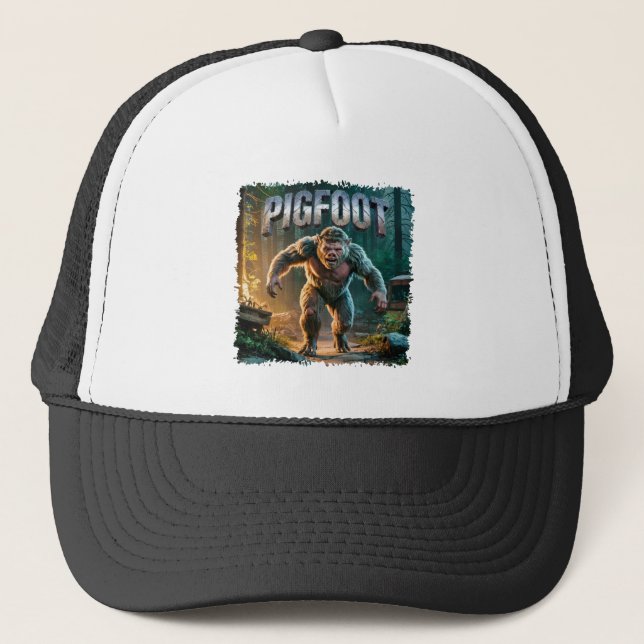 Gorra De Camionero Gracioso paro fotográfico de Pigfoot (Anverso)