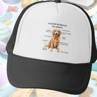 Gorra De Camionero Gracioso plan Golden Retriever