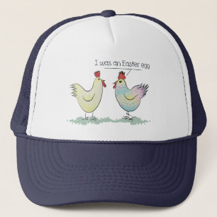 Gorra De Camionero Gracioso pollo fue un Huevo de Pascua