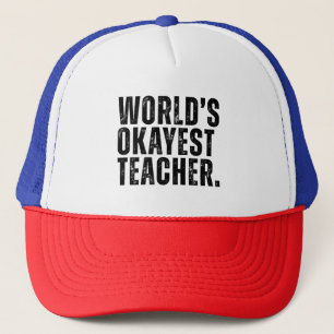 Gorra De Camionero Gracioso profesor de Okayest