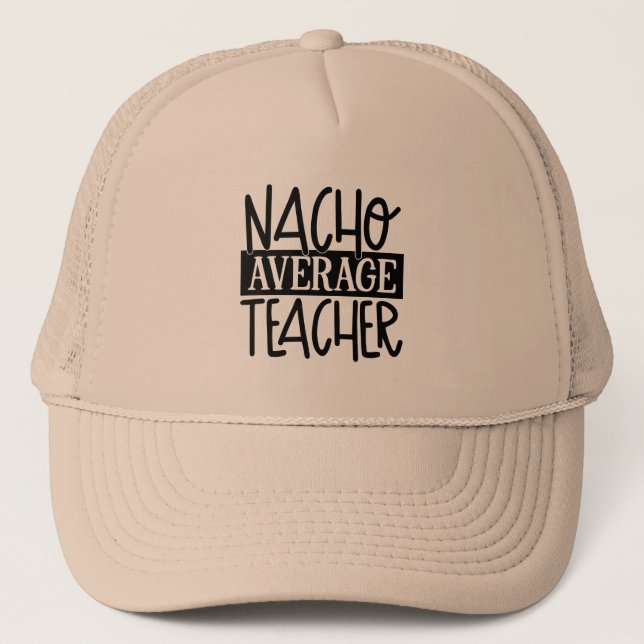 Gorra De Camionero Gracioso profesor Nacho arte verbal (Anverso)