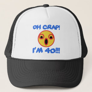 Gorra De Camionero Gracioso regalo de la Mordaza de Cumpleaños 40