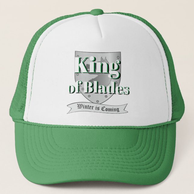 Gorra De Camionero Gracioso regalo de Novedad para papá KING OF BLADE (Anverso)