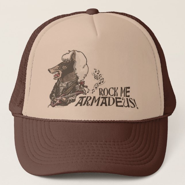 Gorra De Camionero Gracioso Rock Me Armadeus Gear (Anverso)