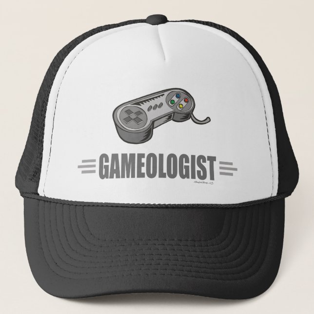 Gorra De Camionero Gracioso videojugador (Anverso)