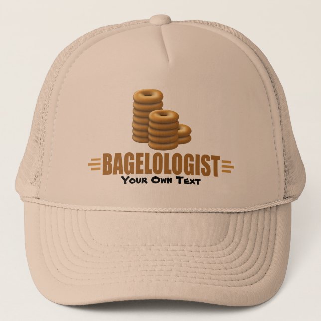 Gorra De Camionero Graciosos Bagels (Anverso)
