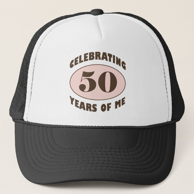 Gorra De Camionero Graciosos regalos de cumpleaños número 50 (Anverso)