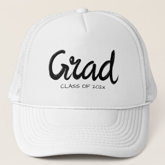 Gorra De Camionero Grad graduate personalized year handwriten text (Anverso)
